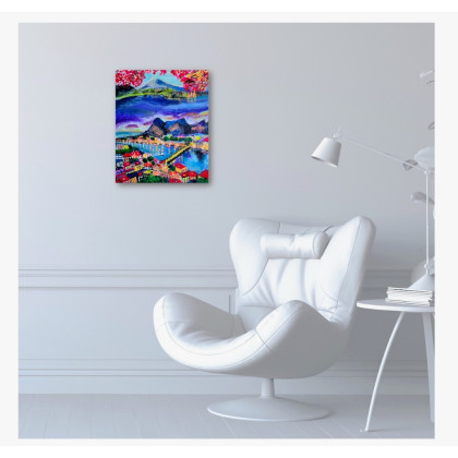 Krystyna Mościszko - obrazy akryl - Wspaniale wakacje / Omis i Japonia foto #3