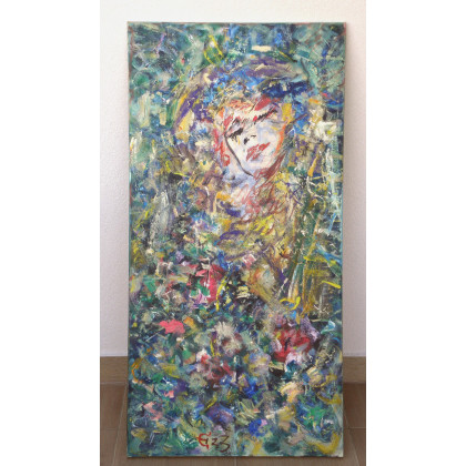 Eryk Maler - obrazy olejne - Madonna wśród kwiatów foto #4