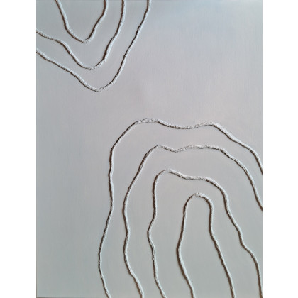 2 obrazy na płótnie ręcznie malowane akrylami z elementami 3D strukturalne, Yulia Szczerbak, obrazy akryl