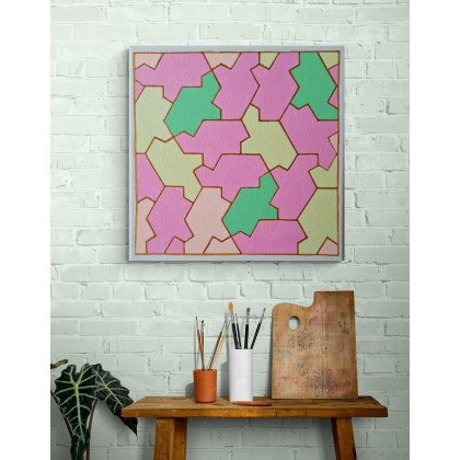 Yulia Szczerbak - obrazy akryl - Obraz ręcznie malowany akrylami na płótnie Title Turtle foto #3