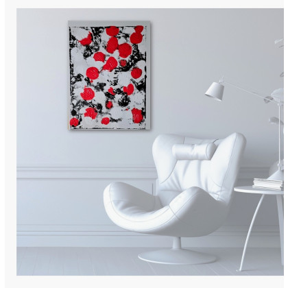 Ewa Mościszko - obrazy tech. mieszana - Poppies foto #2