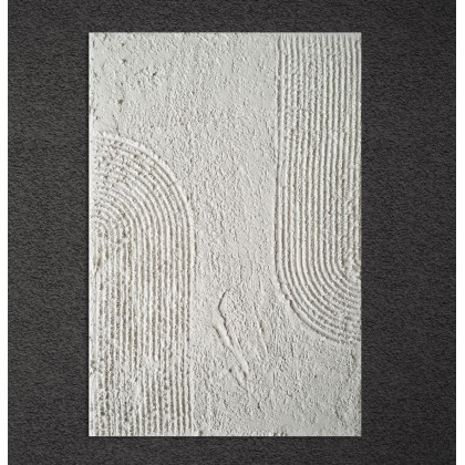 Obraz strukturalny abstrakcja Wabi Sabi Japandi minimalistyczny ręcznie wykonany na płótnie, Yulia Szczerbak, obrazy akryl