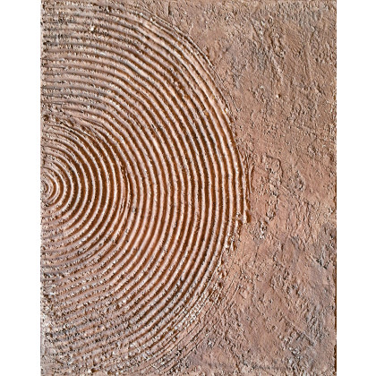 Yulia Szczerbak - obrazy akryl - Obraz strukturalny abstrakcja Wabi Sabi Japandi minimalistyczny ręcznie wykonany na płótnie foto #1