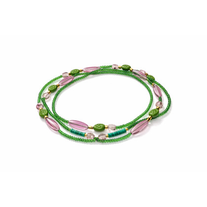 Naszyjnik Kalamata Oliwka Zielona Koniczyna, unikatart, korale,naszyjniki