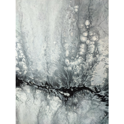 Elżbieta Hanarz - obrazy akryl - Czarno-biały dwuptyk - 2 płótna 40x60 foto #3