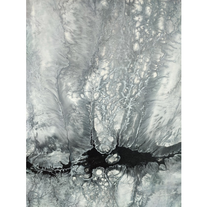 Elżbieta Hanarz - obrazy akryl - Czarno-biały dwuptyk - 2 płótna 40x60 foto #4