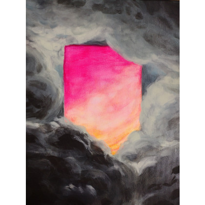 Okno 1, Magdalena Rybka-Derda, obrazy akryl