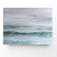 MORZE- AKWARELA FORMATU 18/24 CM