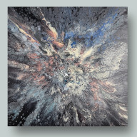 ABSTRAKCJA WYKONANA METODĄ POURINGU 50X50