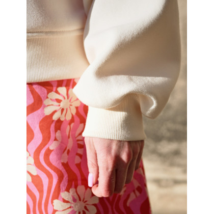 Marta Hajduk-Pawlica - bluzy - Soft Spot / kremowa bluza basic foto #2