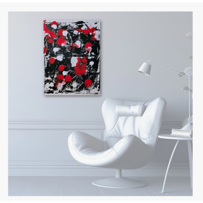 Ewa Mościszko - obrazy tech. mieszana - Poppies 2 foto #1