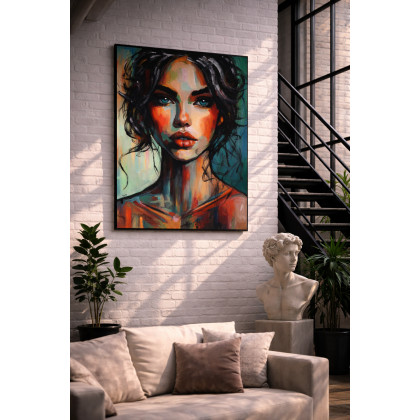 Rafal Stach - obrazy akryl - Sweet Jene 80x100 foto #4