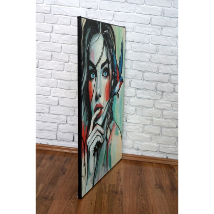 Rafal Stach - obrazy akryl - Taken by Surprise 80x100 foto #2