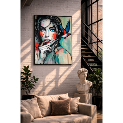 Rafal Stach - obrazy akryl - Taken by Surprise 80x100 foto #4