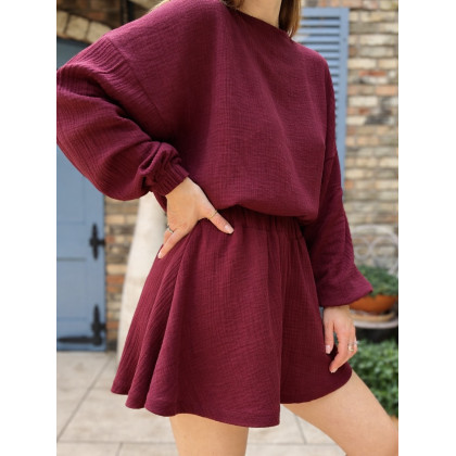 Be My Baby /burgundowy komplet muślinowy, Marta Hajduk-Pawlica, inne