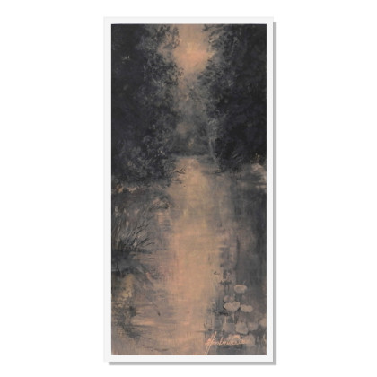 Ciepłoczule -akwarela  Wertykalny format, Jolanta Frankiewicz, obrazy akwarela