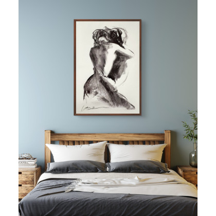 Studio.Sensual - rysunek węglem - Razem 100x70 foto #2