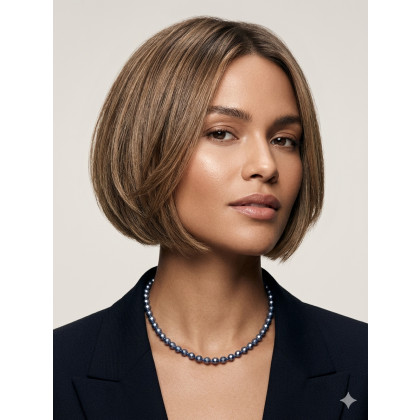 Elegancki Naszyjnik z Fasetowanych Korali Metalizowanych - Blue Night, unikatart, korale,naszyjniki