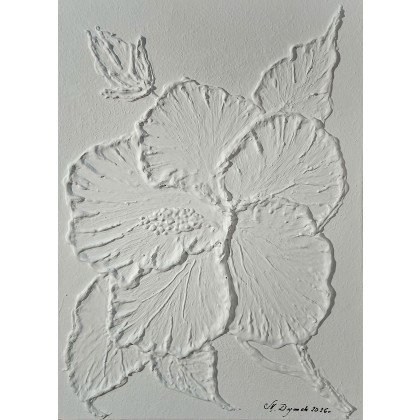 Marzena Dymek - obrazy tech. mieszana - DYPTYK STRUKTURALNY Z TEKSTURĄ 3D DYSKRETNA DELIKATNOŚĆ - SKANDYNAWSKA KLASYKA 2w cenie 1 foto #1