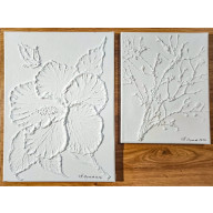 DYPTYK STRUKTURALNY Z TEKSTURĄ 3D DYSKRETNA DELIKATNOŚĆ - SKANDYNAWSKA KLASYKA 2W CENIE 1