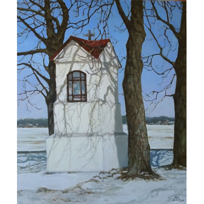 Kapliczka, Małgorzata Domańska, obrazy olejne