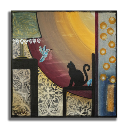 Aleksandra Semeniuk - obrazy tech. mieszana - Porozmawiajmy... foto #1