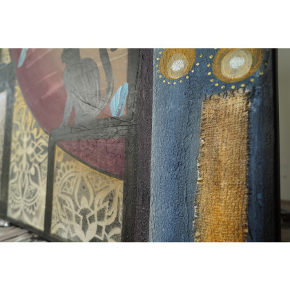 Aleksandra Semeniuk - obrazy tech. mieszana - Porozmawiajmy... foto #4