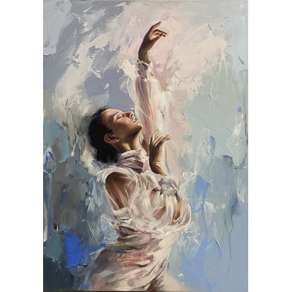 LEKKOŚĆ SERCA, Jolanta Strzelczyk, obrazy olejne