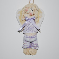 ŚPIOCHEM NIE JESTEM - ANIOŁ Z MASY SOLNEJ, DEKORACJA, PREZENT