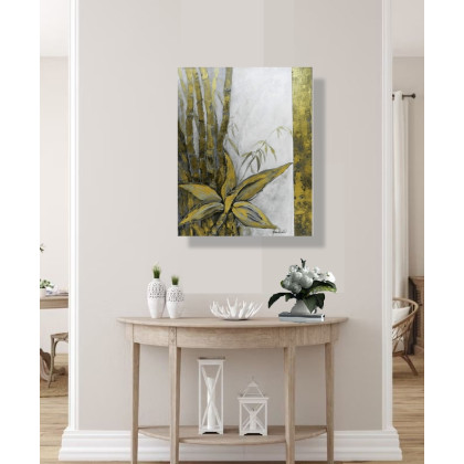 Jolanta Frankiewicz - obrazy akryl - Złoty bambus - obraz akrylowy foto #3