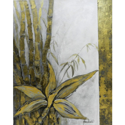 Jolanta Frankiewicz - obrazy akryl - Złoty bambus - obraz akrylowy foto #4