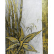Złoty bambus - obraz akrylowy