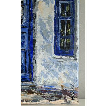 Monika Palichleb - obrazy akryl - Na Santorini foto #2