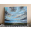 Błękitne popołudnie  - obraz akrylowy 50/60 cm