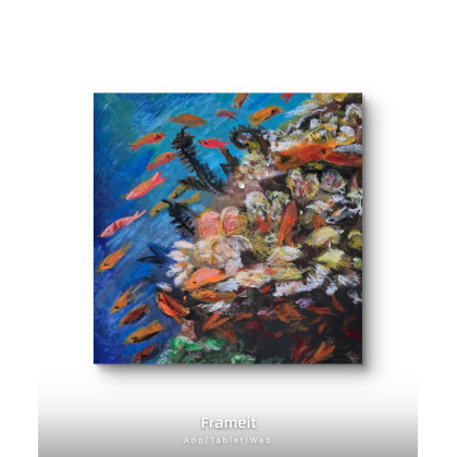 Krystyna Mościszko - obrazy akryl - Underwater foto #2