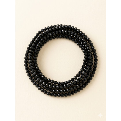 unikatart - bransoletki - Bransoletka lśniąca z fasetowanych kryształków foto #1