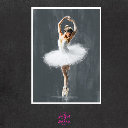 Justyna Jaszke - Grafika cyfrowa - Baletnice - zestaw 9 grafik 15x21 cm foto #1