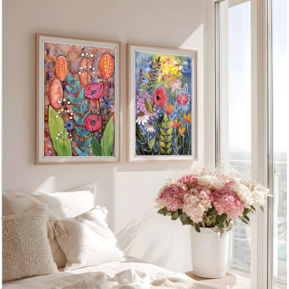 Małgorzata Domańska ART - plakaty - Zestaw 2 grafik w formacie A3 foto #1