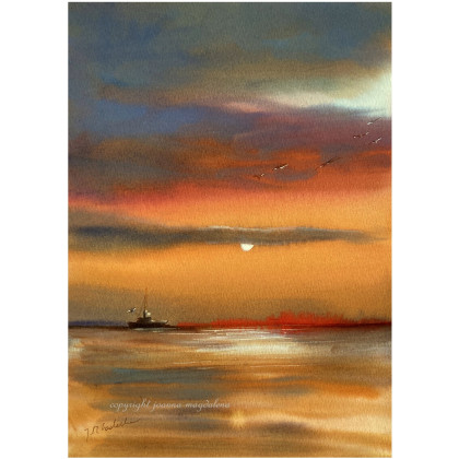 Wolność, Joanna Magdalena, obrazy akwarela