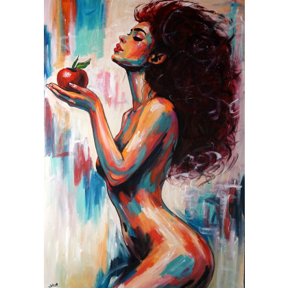 Taste of the Sweet Apple 70x100, Rafal Stach, obrazy akryl