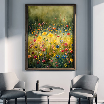 Justyna Jaszke - plakaty - Wiosenna łąka - grafika na plakacie na A3 foto #2