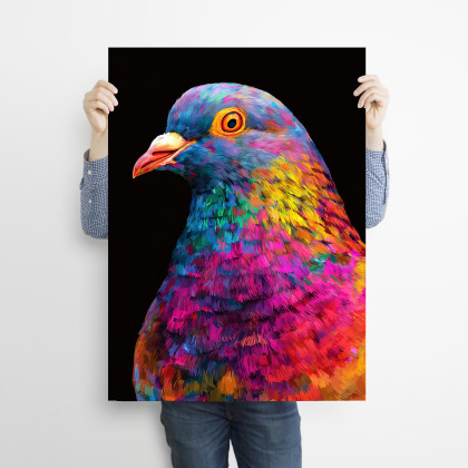 Justyna Jaszke - plakaty - Gołąb - grafika na plakacie na A3 foto #2