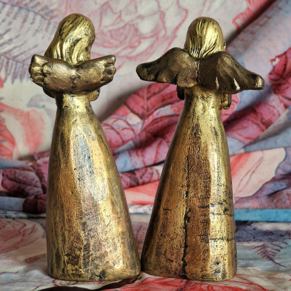 Justyna Jaszke - rzeźby - 2 anioły Nadziei i Marzenia rzeźba z gipsu foto #2