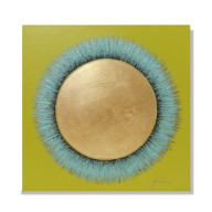 NIEBIESKI - METALICZNY OBRAZ AKRYLOWY