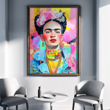 Justyna Jaszke - plakaty - Rockowa Frida - grafika na plakacie na A3 foto #1