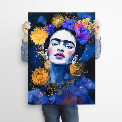 Justyna Jaszke - plakaty - Frida wieczorową porą - grafika na plakacie na A3 foto #2