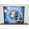 Asteroidy - Akryl na płótnie 50x60