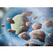 Asteroidy - Akryl na płótnie 50x60