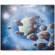 Asteroidy - Akryl na płótnie 50x60