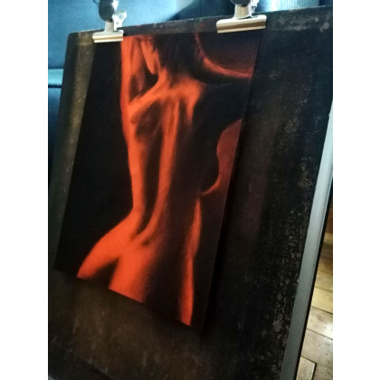 Dariusz Kaźmierczak - rysunek węglem - Akt foto #1